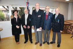 la remise de l'O.N.M. à Emile Molins